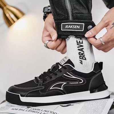 Herenschoenen Lente Nieuwe Mesh Ademende Heren Forrest Gump Sneakers Koreaanse Versie Heren Zachte Zool Casual Mode Sneakers 44