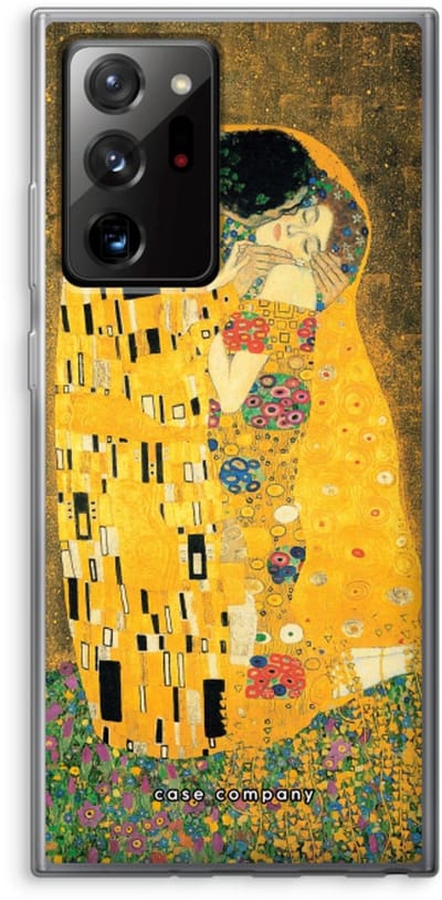 Case Company® - Hoesje geschikt voor Samsung Galaxy Note 20 Ultra hoesje - Der Kuss - Soft Cover Telefoonhoesje - Bescherming aan alle Kanten en Schermrand