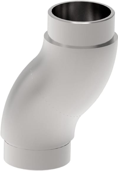 RVS Trapleuning Configuratie Set - Wandbeugel 42.4mm - Maatwerk Roestvrij Staal