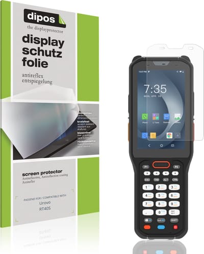 dipos – 4x Matte Beschermfolie geschikt voor Urovo RT40S | Krasbestendige & antireflecterende Screenprotector Ultra-Thin