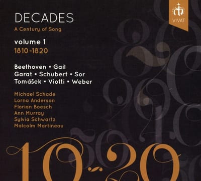 Various Artists - Decades: A Century Of Song, Volume 1: 1810-1820 (CD)
