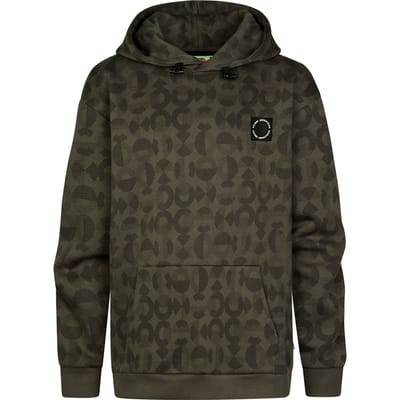Petrol Industries - Jongens Hoodie met all-over print forgeplace - Grijs - Maat 128
