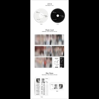 GOLDEN CHILD [DDARA] 2ème Album Régulier Réédition Random ver,no poster gray