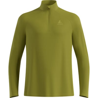 Odlo Essential 1/2 Zip Hardloopshirt Heren-groen