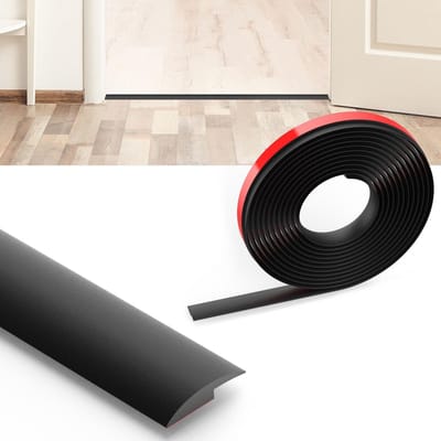 Allecto - PVC Vloerovergangsprofiel - Zelfklevende Drempelstrip - 2M - Voor Laminaat en Tapijt - 3mm Dikte - Ideaal voor naadloze overgang - Geschi...
