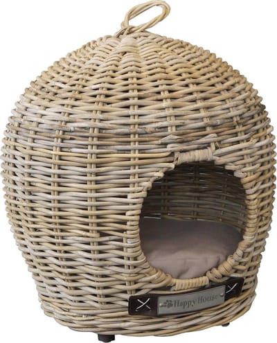 Happy-House Rieten Villa Rond 50x50x53 cm Naturel One Size