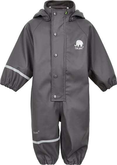 CeLaVi - Regenoverall voor kinderen - Grijs - maat 100 (98-104cm)