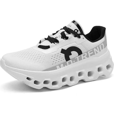 Chaussures de sport pour hommes baskets décontractées de luxe chaussures de course en maille plateforme légère d'été mode chaussures de basket-ball de marche pour hommes 39 white