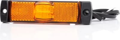 led zijmarkeringslamp universeel oranje 4x led - contourlamp - zij lamp - breedtelamp