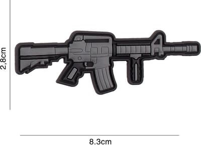 Embleem 3D PVC MS/AR-15