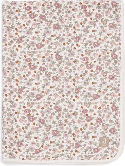 Jollein Baby Wiegdeken Jersey - 75x100cm - Retro Flowers