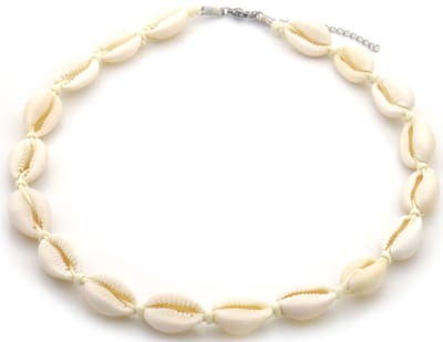 Dames Ketting - Zilver - Schelpen Design - Roestvrijstaal (RVS) - 45CM