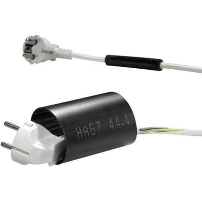 HellermannTyton 321-30300 Krimpkous met lijm Zwart 50.80 mm 8.30 mm Krimpverhouding:6:1 1.22 m