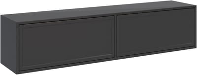 Selsey Velveto – TV-hangmeubel met 2 deuren - Zwart - 140cm