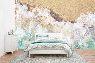 Behang - Fotobehang Golf - Strand - Zee - Water - Breedte 400 cm x hoogte 240 cm
