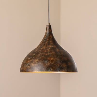 Opviq Hanglamp Bitlislim, antiekbruin, Ø 41 cm, metaal, E27