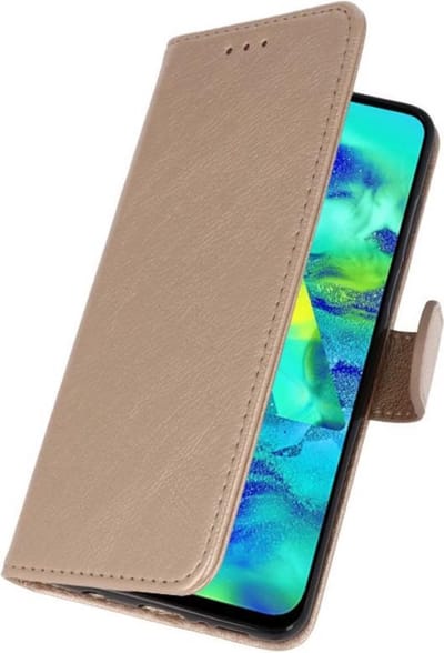 Hoesje Geschikt voor iPhone 11 Pro - Kaarthouder Book Case Telefoonhoesje - Goud