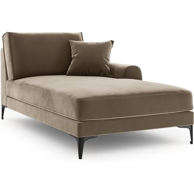 Chaise longue Madara rechts velvet | Mazzini Sofas