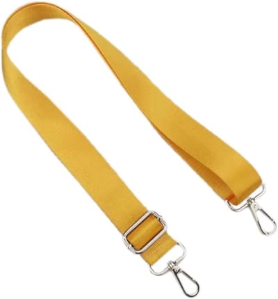 Verstelbare Schouderband van 3.8 cm Breed voor Duffle Bags, Camera Tassen en Laptoptassen met Carabiner en Zilveren Gesp, Lengte 80-140 cm, Geschikt voor Mannen en Vrouwen