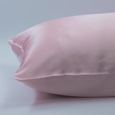 Zijden kussensloop 40x80cm Vintage Roze Ritssluiting 22 Momme - Kussensloop set - Luxe Silk Kussensloop 100% moerbei zijde - Zijde kussensloop - Silk Heaven - 40x80cm / Ritssluiting