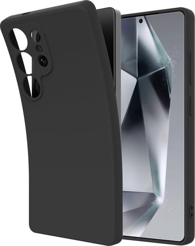 Cazy hoesje geschikt voor Samsung Galaxy S25 Ultra Hoesje - Color Backcover - Zwart