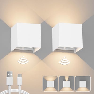 Solacis Wandlamp oplaadbaar - Wandlamp - Wandlamp oplaadbaar binnen - Wandlamp binnen - Must have voor in uw woning!