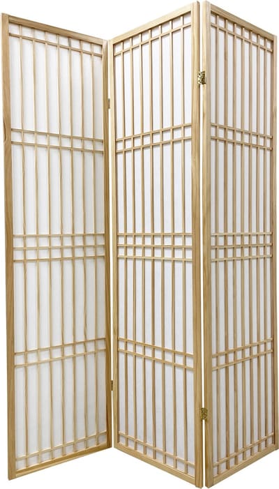 Fine Asianliving Japans Kamerscherm Shoji B135xH180cm Scheidingswand Naturel - Tokyo
