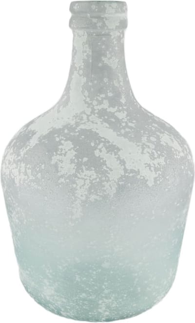 DKNC - Vaas Murcia - Gerecycled glas - 27x27x42cm - Zilver