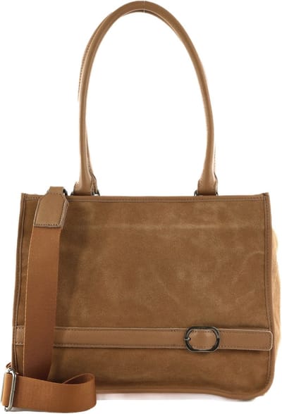 FREDsBRUDER Leren Jo Big Shopper Caramel Lichtbruin