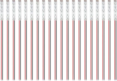 Pack van 20 LED Strips van 50 mm met 2335 SMD LED, 12-18 V, Geschikt voor Modelbouw en Verlichting in Rood