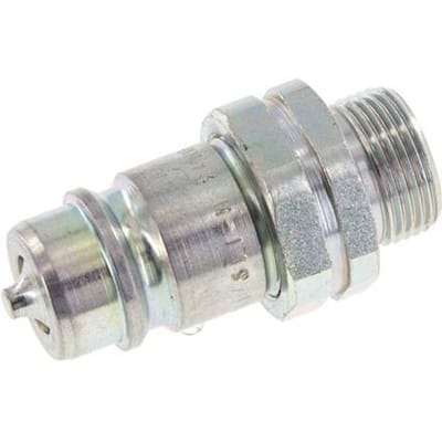 Stalen DN 12.5 Hydraulische Koppeling Insteeknippel 15 mm L Knelring ISO 7241-1 A/8434-1 D 20.5mm