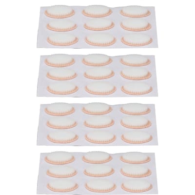 4 Feuilles 36 Pièces Coussinets pour Oignons Protecteurs de Pieds Patchs Préviennent l'Usure Coussin Éponge Douce pour Cors beige