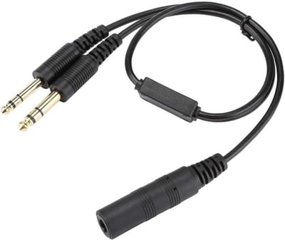 Helikopter Headset Adapter voor Luchtvaart Headset - Universele Stekkers & Connectors
