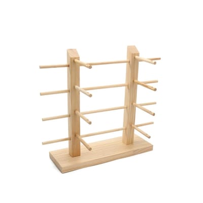 Dailygoody - Zonnebrillenstandaard - Houten Brillenhouder - Antislip - 6 paar - Organizer voor Thuis en Optische Winkel - Handig en Stijlvol