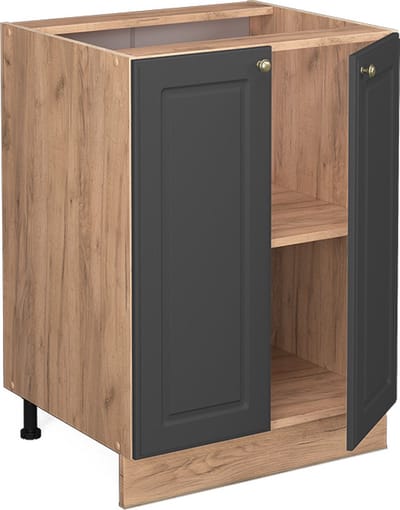Vicco Fame-Line Keukenonderkast – 60 cm, WB Antraciet Antraciet-goud
