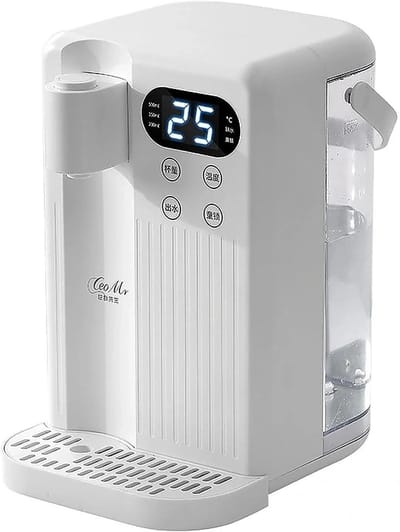 Warmwaterdispenser - Direct warm water - Snelle drankjes maken - Instelbare temperatuur - 3 liter tank - Wit