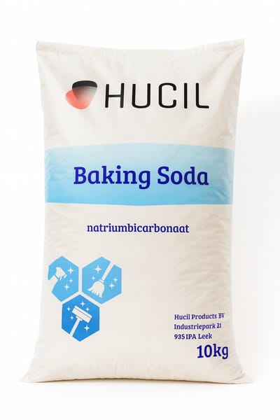 Hucil Products Bv. - Baking soda - zuiveringszout - baking soda poeder - natriumbicarbonaat - 10kg