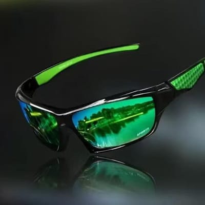 UV Beschermd UV Beschermd UV Beschermd Gepolariseerd UV Bescherming Lichtgewicht Comfortabel Duurzaam Hoge Kwaliteit Zonnebrillen green