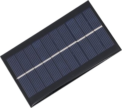 Zonnepaneelmodule Set - Zonnecel Oplader - Energie Opwekken - Hoge Conversie - 100x70mm 2 Stuks - Zwart