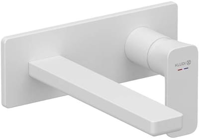 Kludi Renon - Inbouw wastafelkraan, 2-gats, mat wit 422445375