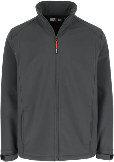 Herock Julius Softshell Werkjas Heren – Winddicht & Waterafstotend – Zwart – Maat 4XL