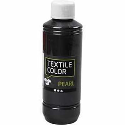 Textielkleur, parelmoer, grijs, 250ml/ 1 fles