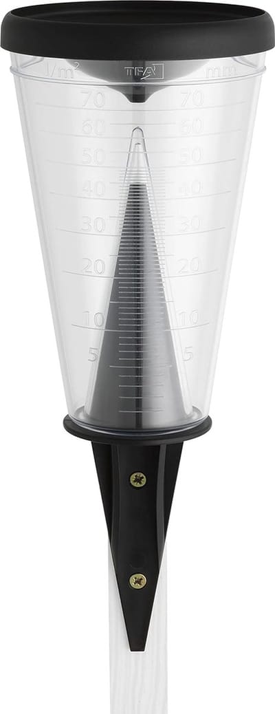 Regenmeter - Regenmeter met Houder - Weerstation - Neerslagmeter - Perfect voor de Tuin