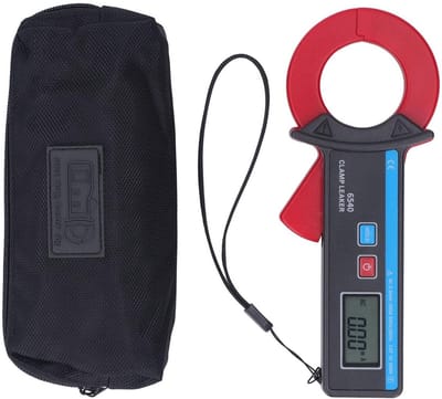 Digitale Stroomtang - Lekstroomtang Ampèremeter - Elektriciteit Meten - Hoge Nauwkeurigheid - 40 Mm Bekgrootte - Grijs
