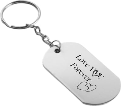 Akyol - Love you forever Sleutelhanger - Liefde - Vrienden - Leuk kado voor iemand waarvan je houd - 2,5 x 2,5 CM