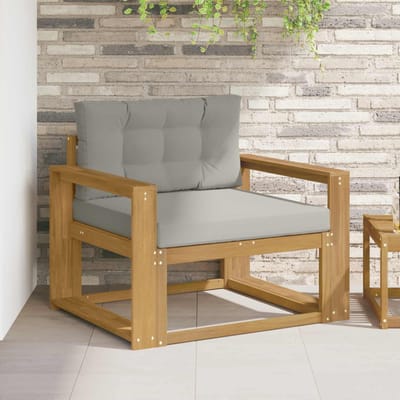 vidaXL - Buiten - Midden - Sofa - Polyester - Wit