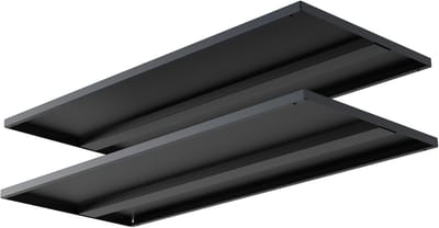 VCM 2x Fachböden aus Metall / Maße Einlageboden H. 2 x B. 79 x T. 32 cm / Fachboden für VCM Stahlschränke der Serie Malivo