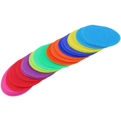 45 Marqueurs de Sol Polyvalents 9 Couleurs Attache Rapide Colorée Marqueurs de Sol pour Activités Sportives blue