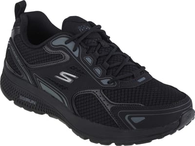 SKECHERS GO RUN CONSISTENT, 220034-BKCC, Male, Black Skechers Comfortable Shoes, Male, 220034-BKCC, Black, 46