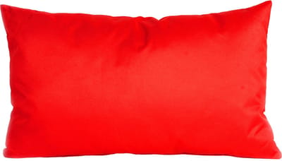 Anna's collection Buiten of tuin sier kussens - rood - 30 x 50 cm - binnen/buiten - zitkussens tuinbank